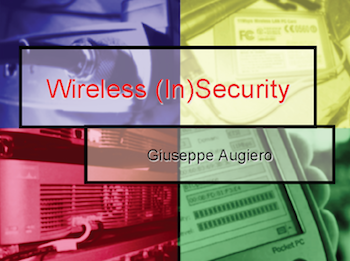 Wireless (in)Security