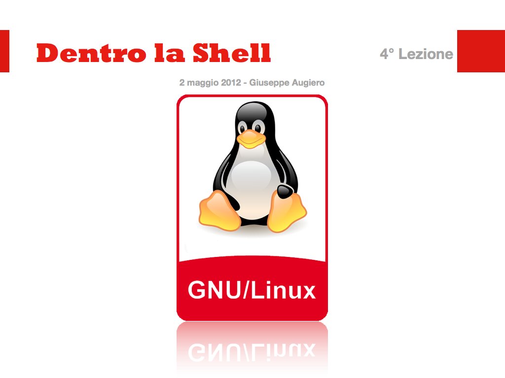 Dentro la Shell – 4° lezione