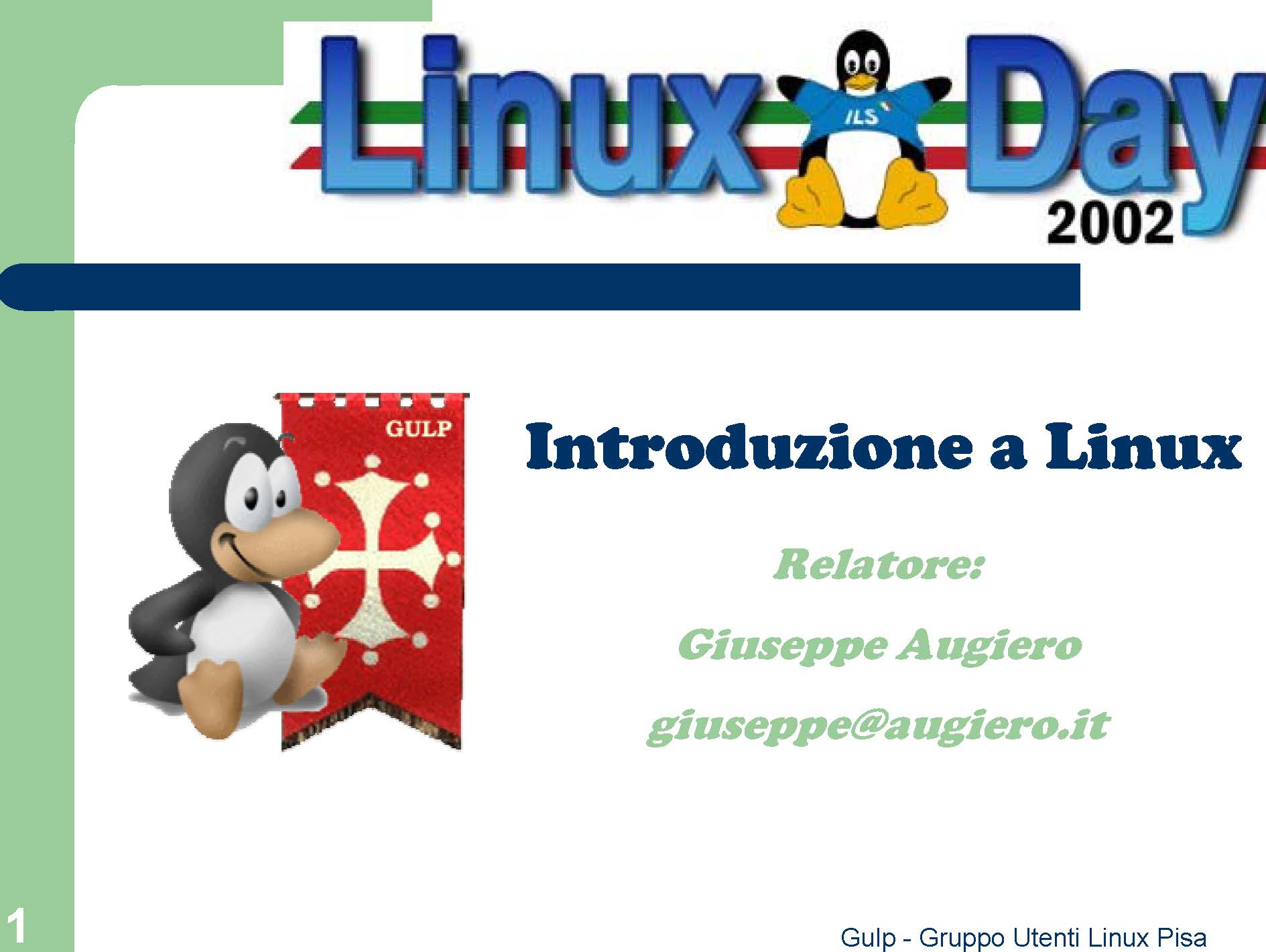 Slide: Introduzione a Linux