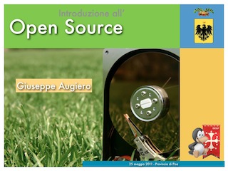 Seminario Provincia di Pisa: Introduzione all’Open Source