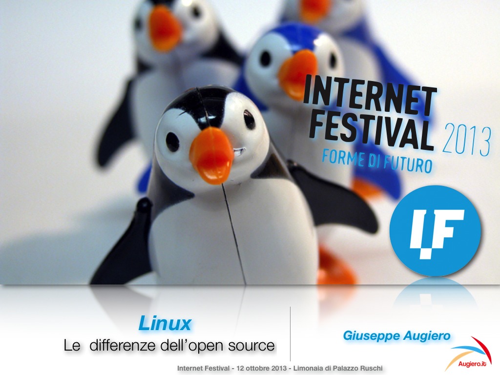 Open Source all’Internet Festival 2013