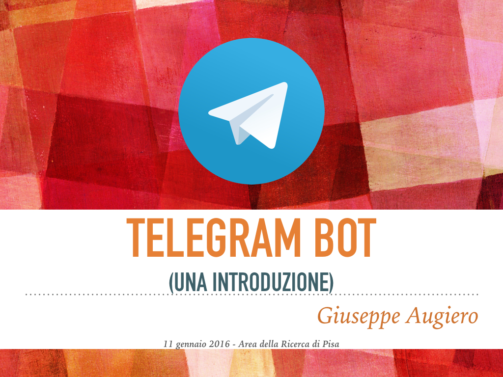 Telegram Bot: una introduzione