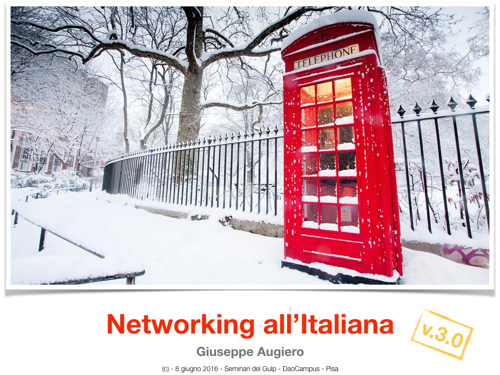 Networking all’Italiana 3.0