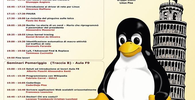 Programma Linux Day 2016 – Pisa
