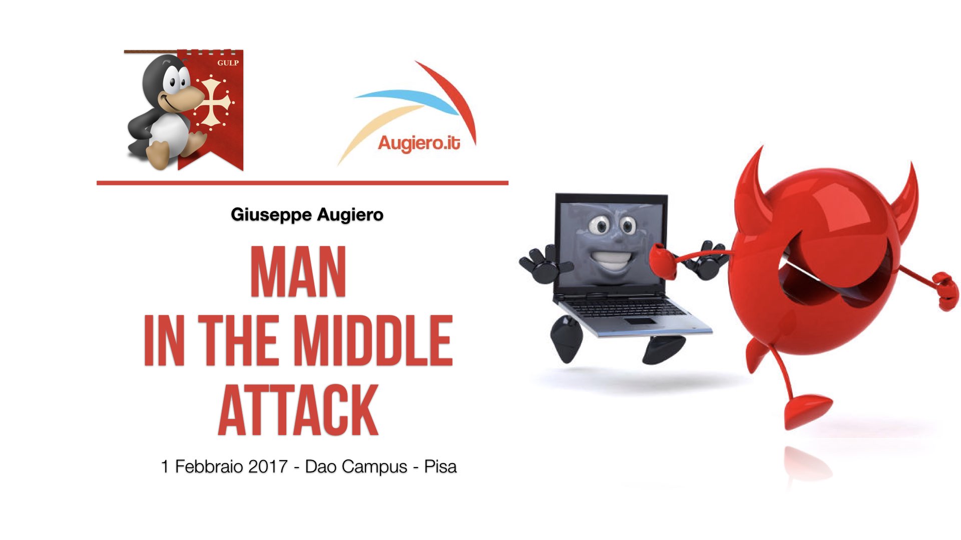 Slide: Man in the middle attack