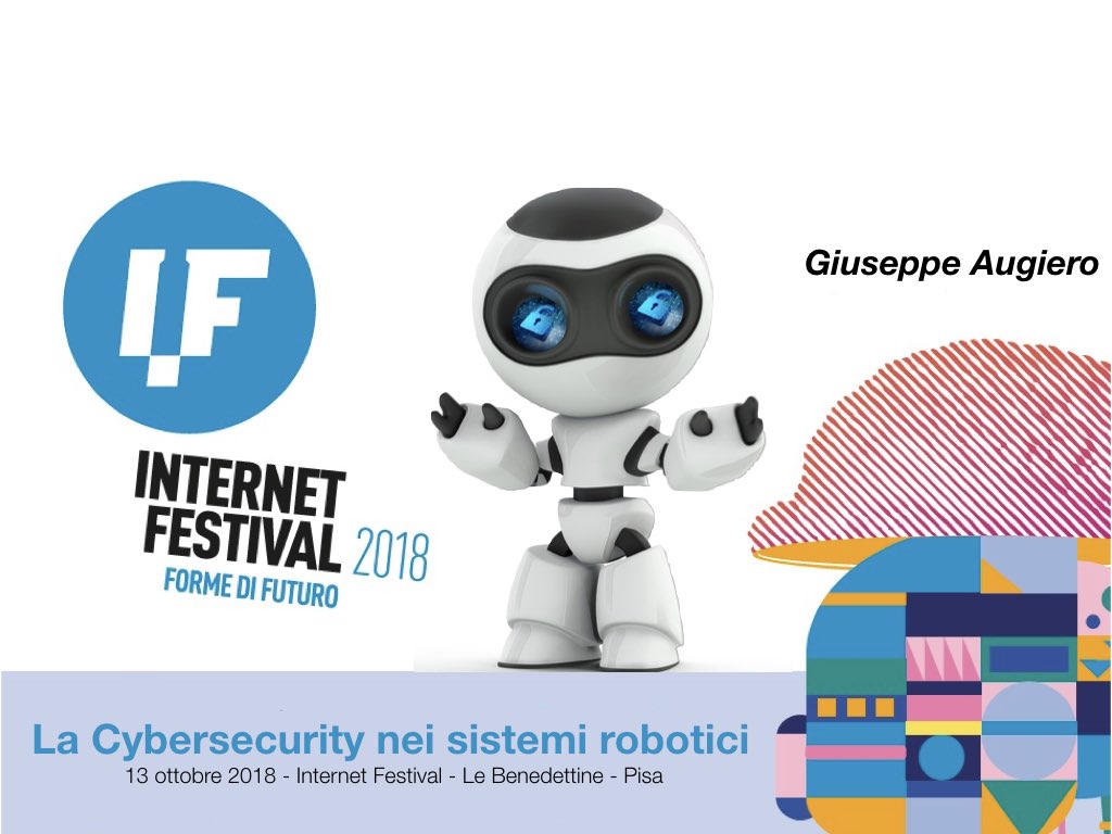 Slide: La Cybersecurity nei sistemi robotici